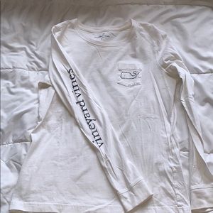 Vineyars Vines Long sleeve white shirt.